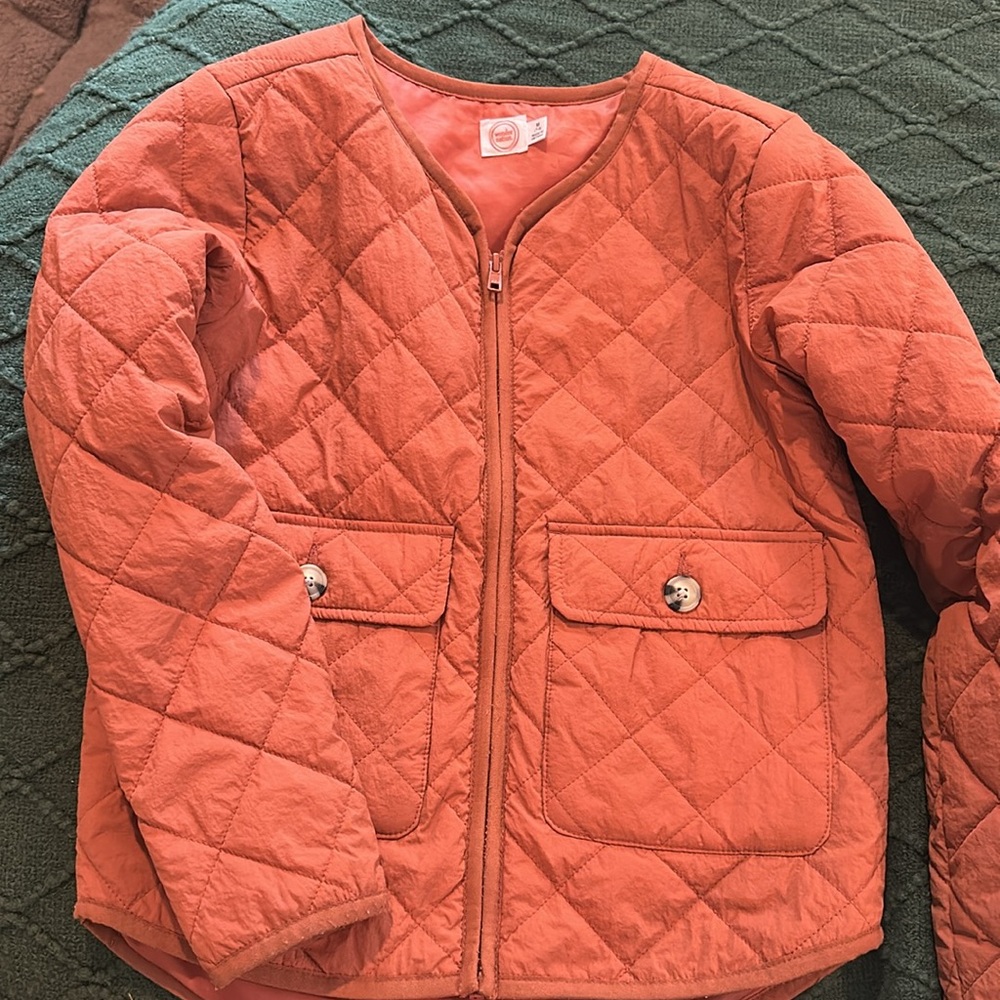 Wonder Nation Quilted Rust Kids Jacket - Picture 3 of 5